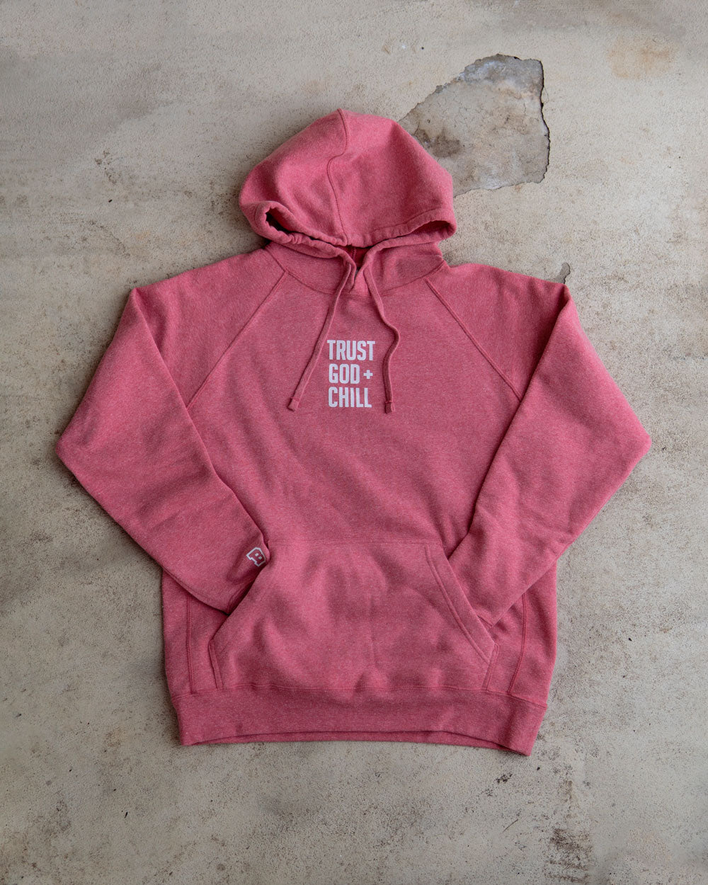 Trust God + Chill Adult Pullover (Limited Edition Pocket Print)