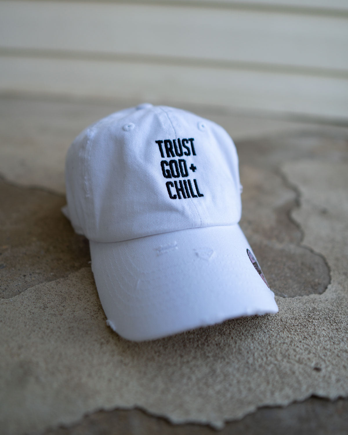 Trust God + Chill Kid's Hat (Distressed)