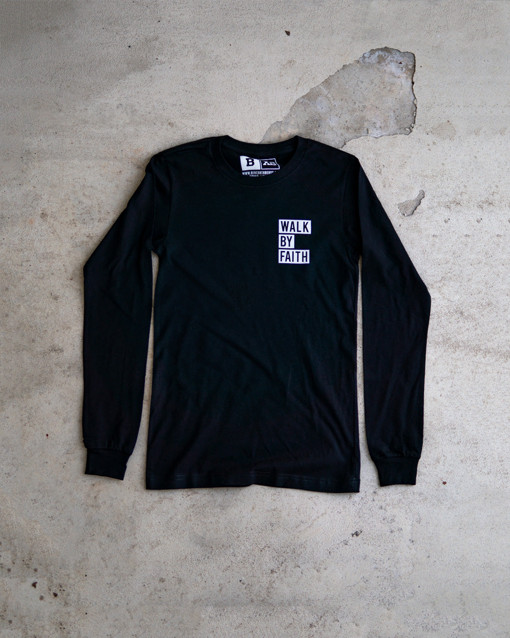 Walk By Faith Pocket Adult Long-sleeve Shirt