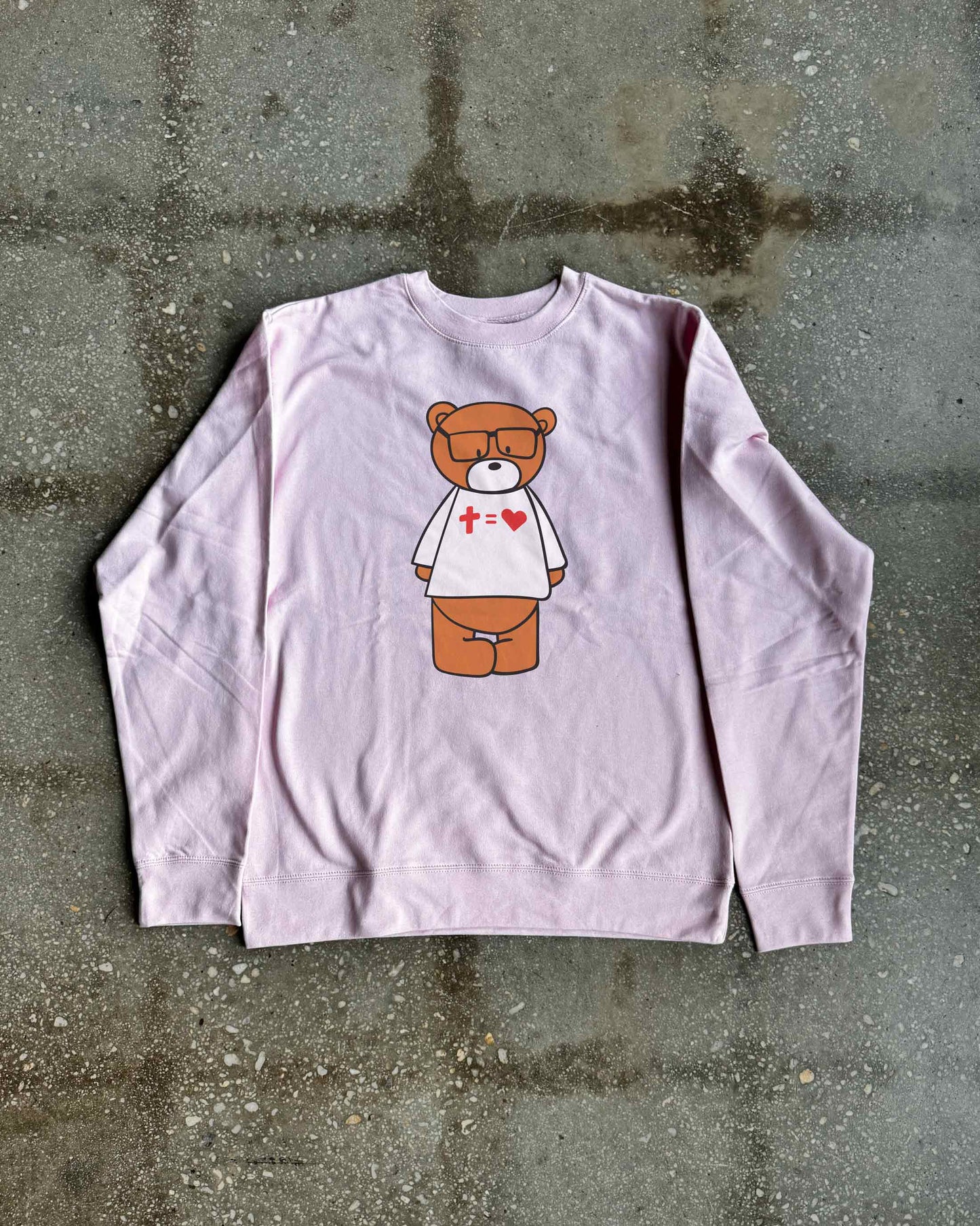 Teddy Adult Drop Shoulder Sweatshirt