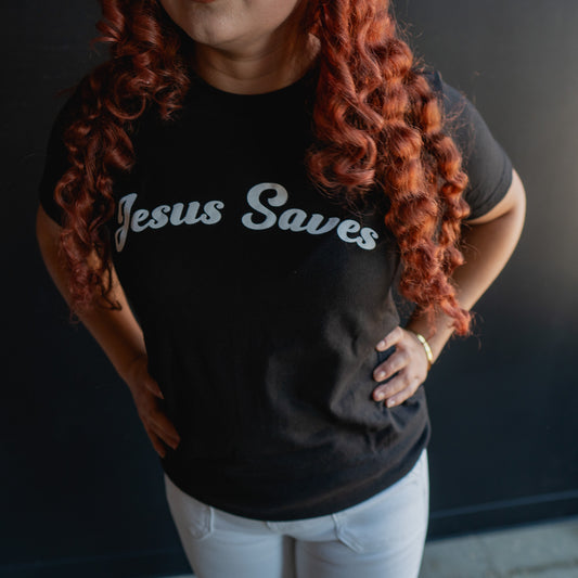 Jesus Saves Adult Box T-Shirt