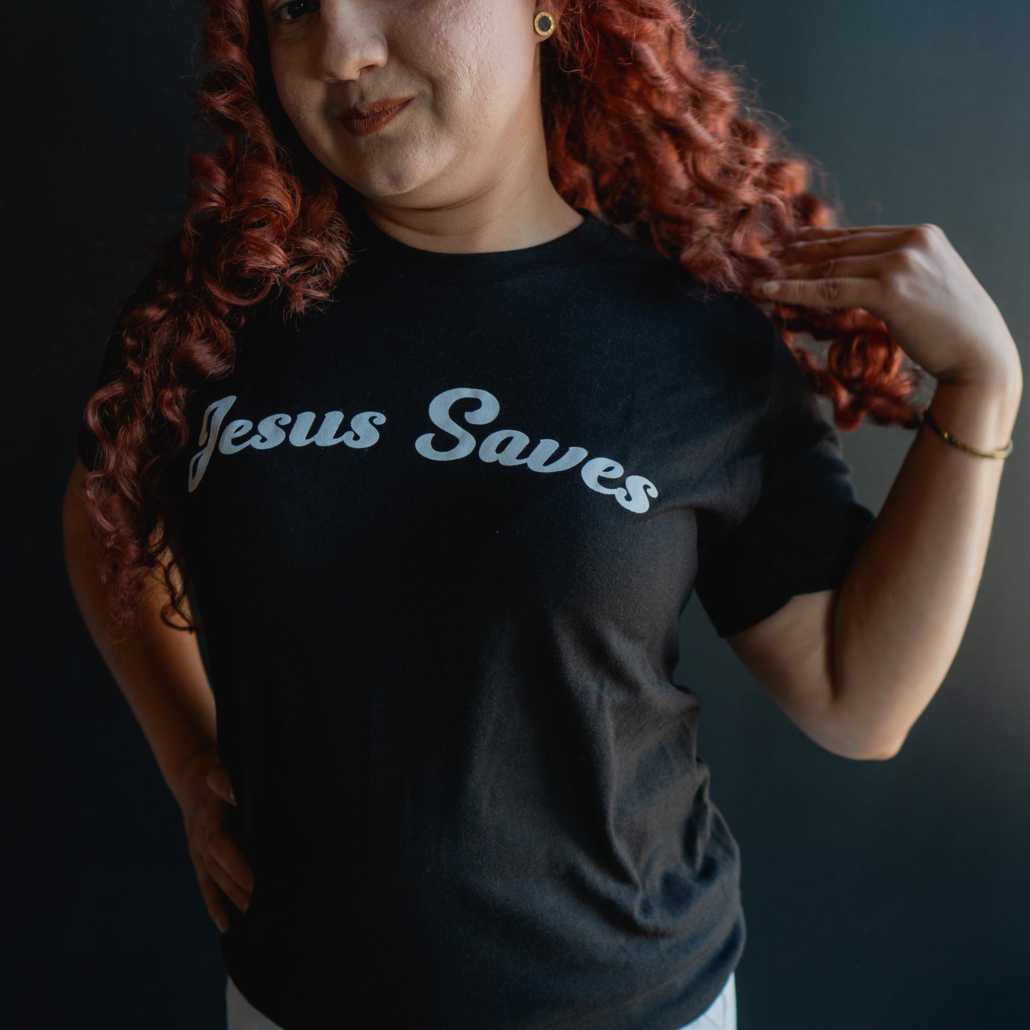 Jesus Saves Adult Box T-Shirt