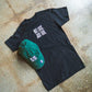 Not Luck, Just God Adult Box T-Shirt & Hunter Green Distressed Hat Bundle