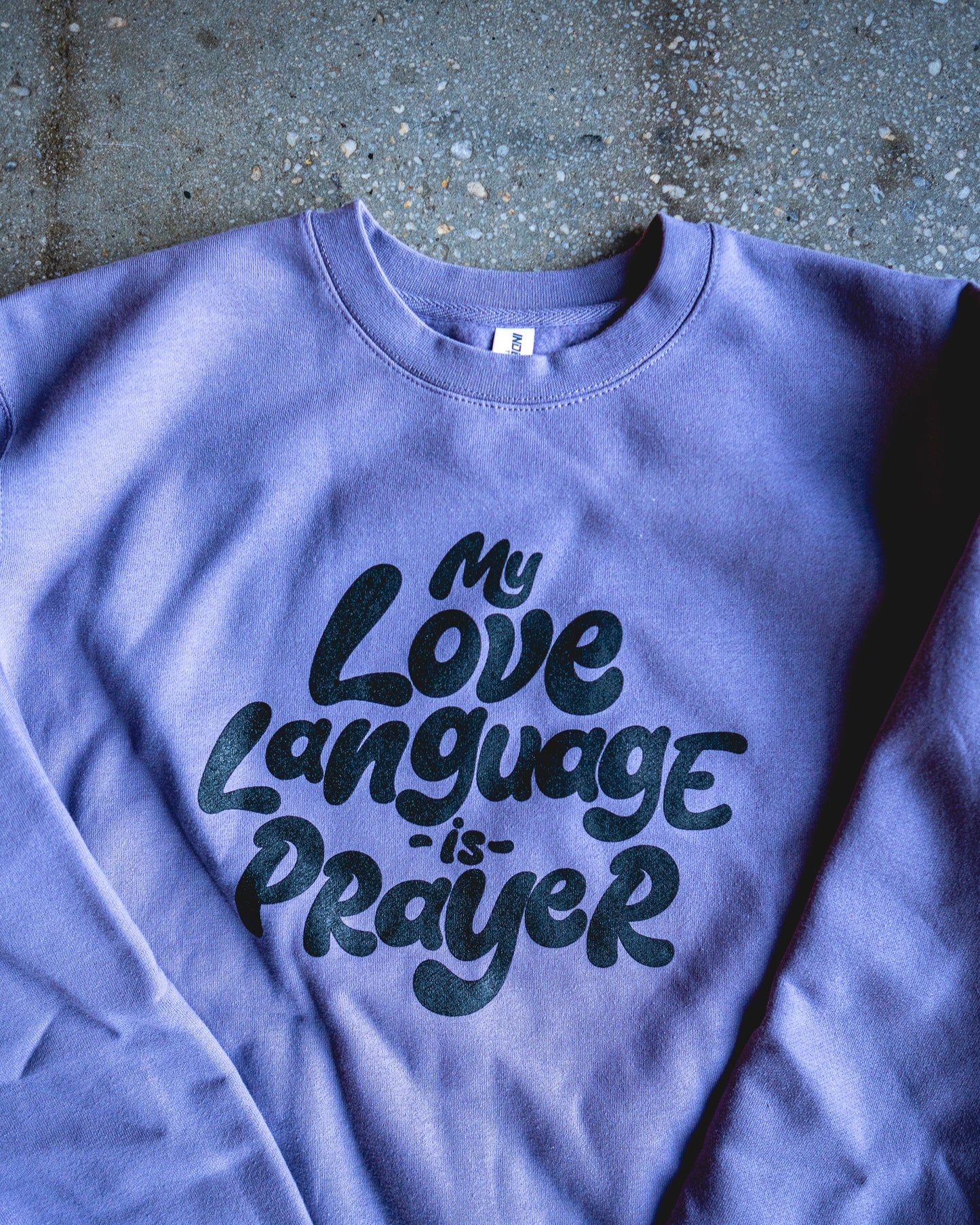 My Love Language Adult Drop Shoulder Sweatshirt