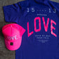 No Greater Love Adult T-Shirt & Hot Pink Trucker Bundle