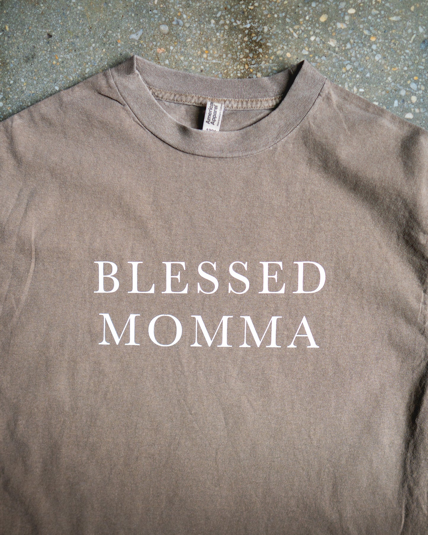 Blessed Momma Adult Box T-Shirt