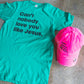 Can't Nobody Love You Like Jesus Adult Box T-Shirt & Neon Pink Distressed Hat Bundle