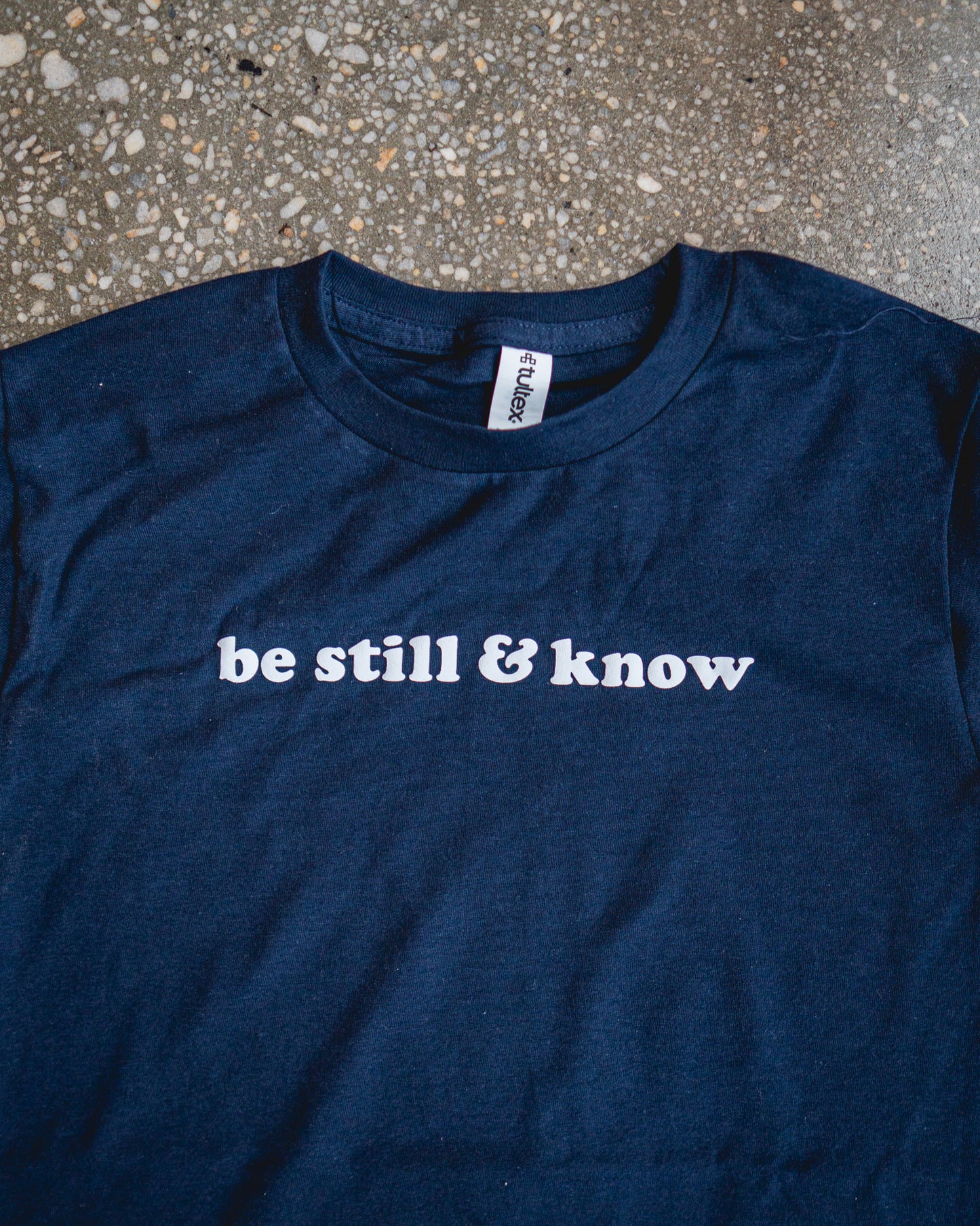 Be Still & Know Adult Box T-Shirt