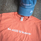 Be Still & Know Adult Box T-Shirt & Medium Blue Non-Distressed Hat Bundle