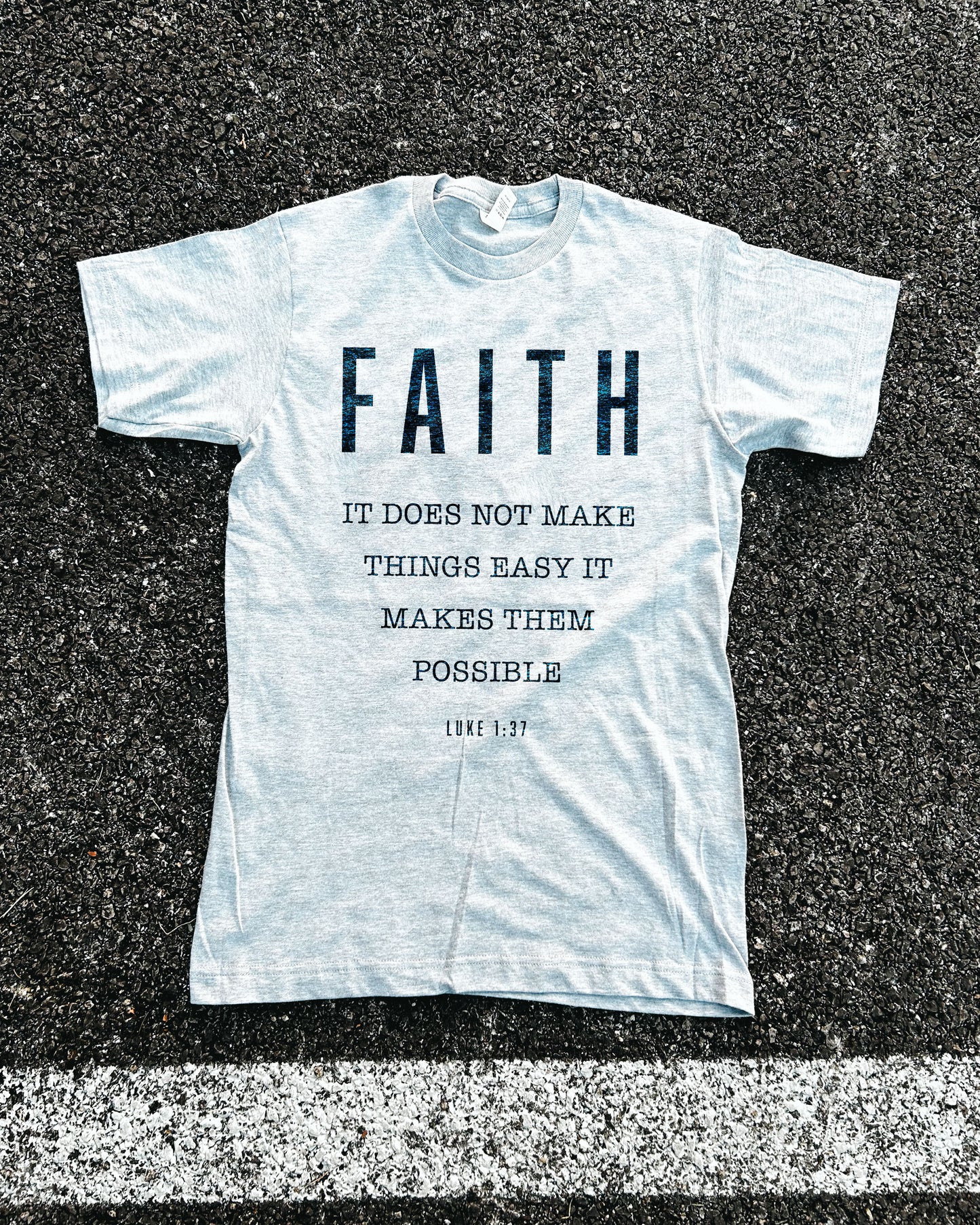 Faith - Makes it Possible Adult Box Tee