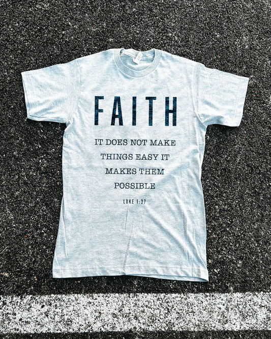 Faith - Makes it Possible Adult Box Tee
