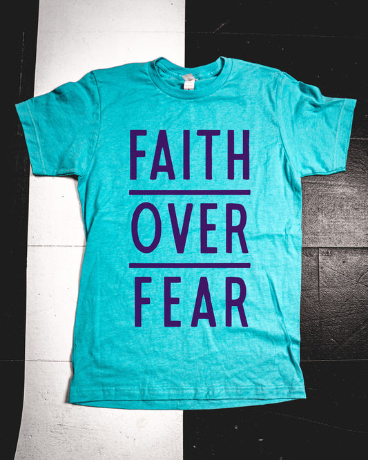 Faith Over Fear Adult Box T-Shirt