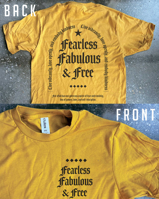 Fearless, Fabulous & Free Adult Box T-Shirt