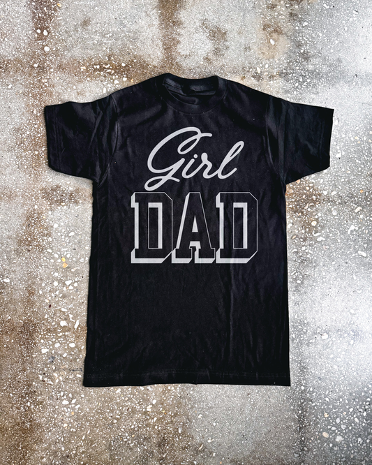 Girl DAD Adult Box T-shirt