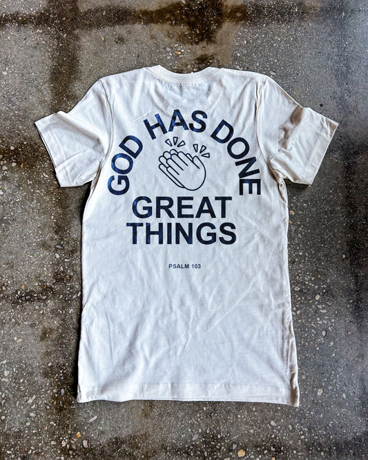 God Has Done Great Things Adult T-Shirt