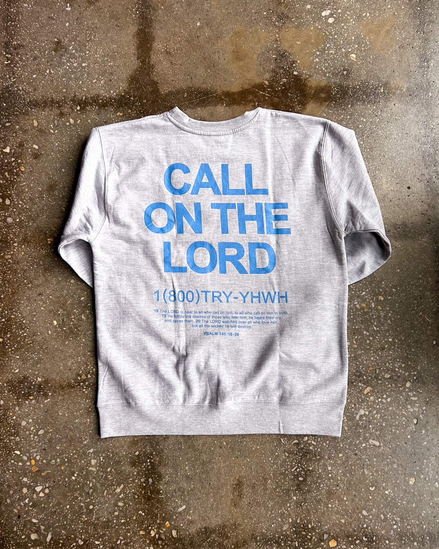 Call on The Lord Adult Drop Shoulder Sweatshirt