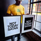 Not Today Satan Wall Art