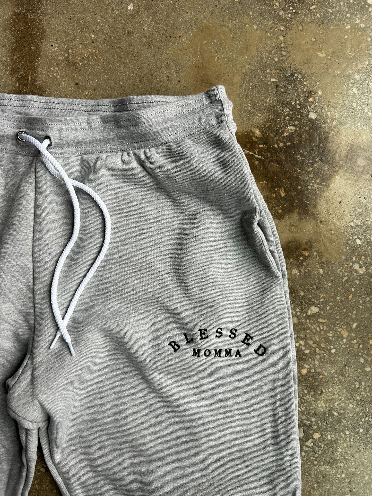 Blessed Momma Embroidered Adult/Unisex Joggers
