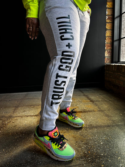 Trust God + Chill Adult/Unisex Sweatpants