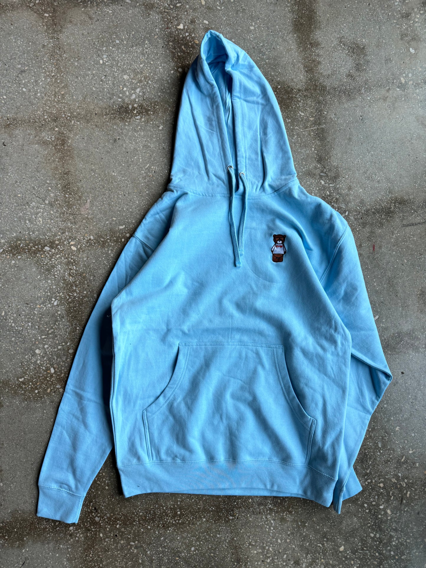 Teddy Embroidered Adult Box Hoodie