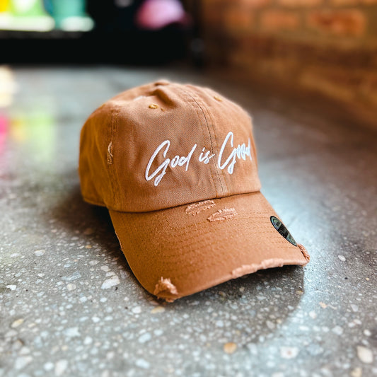 God Is Good Hat (Distressed)