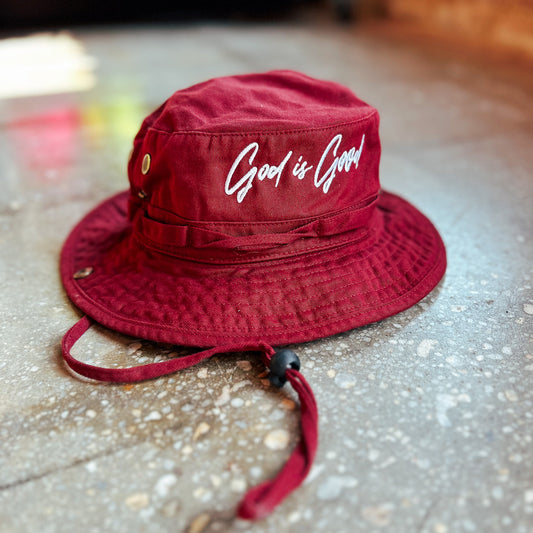God Is Good Boonie w/ String Hat