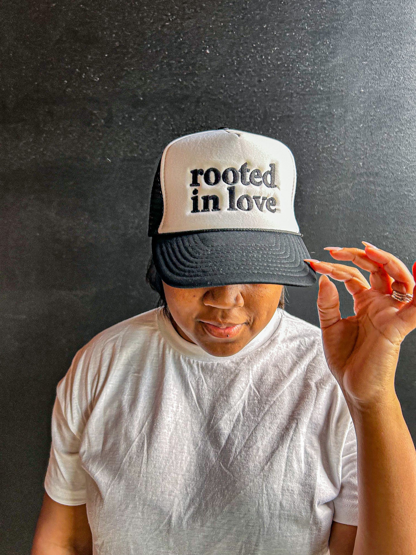 Rooted In Love Trucker Hat