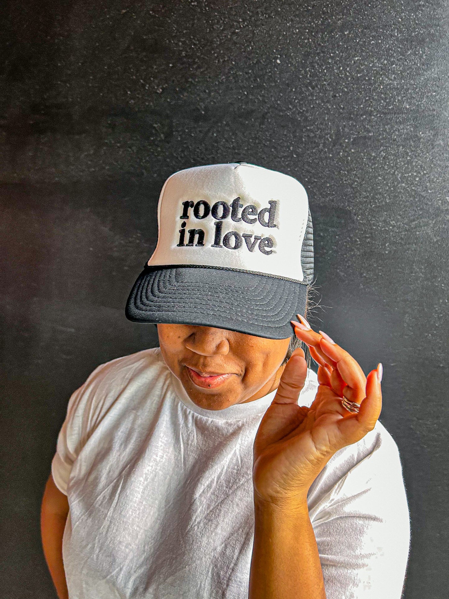 Rooted In Love Trucker Hat