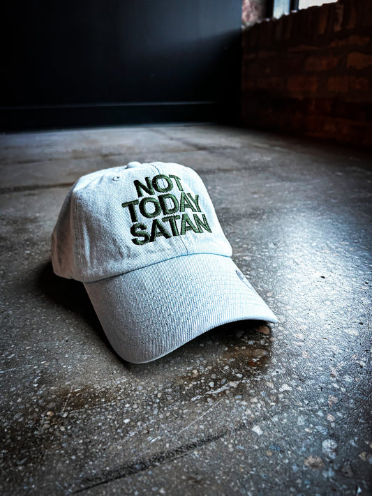 Not Today Satan Adult Hat (Non-Distressed)