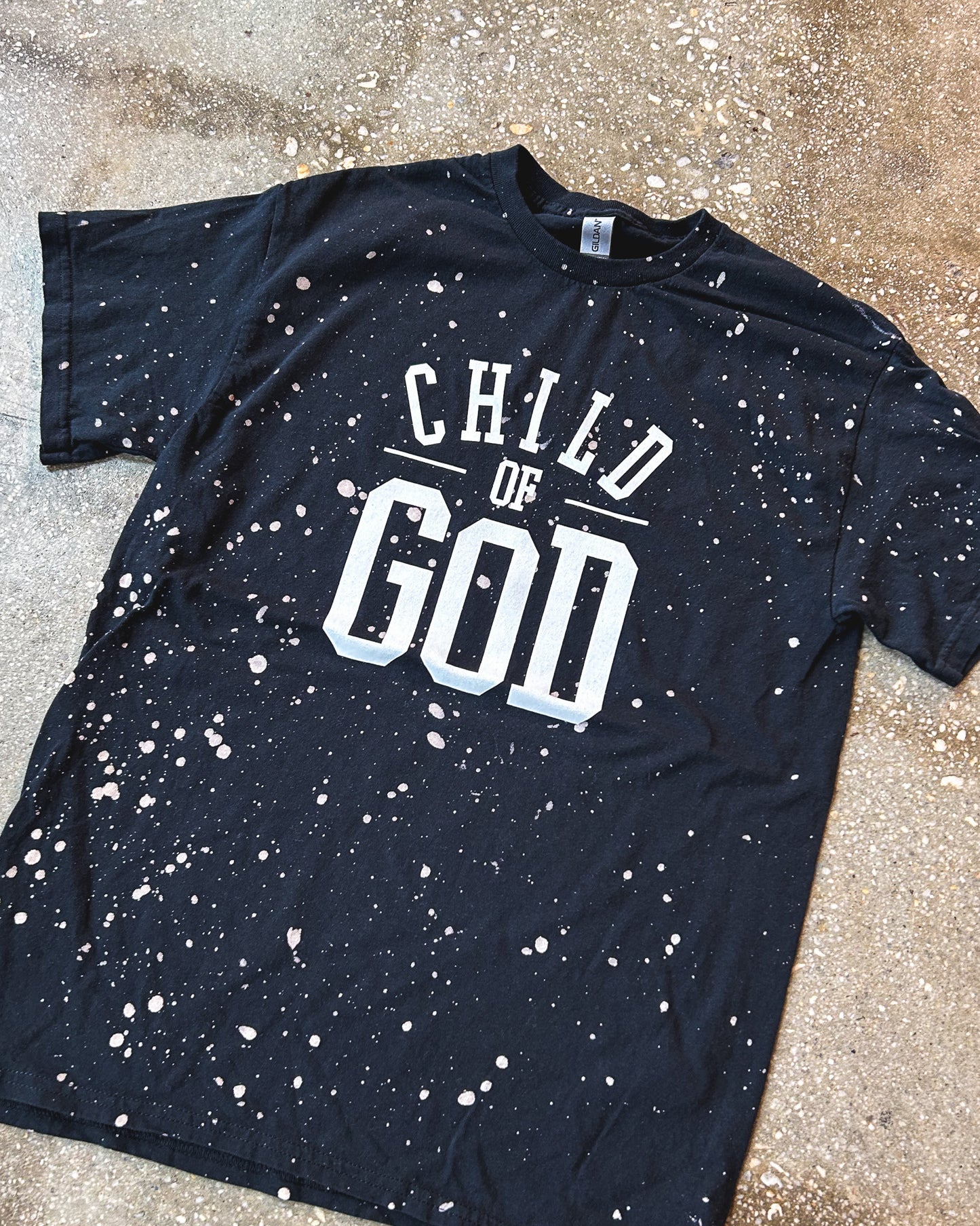 Child of God (Splatter) Adult Box T-Shirt