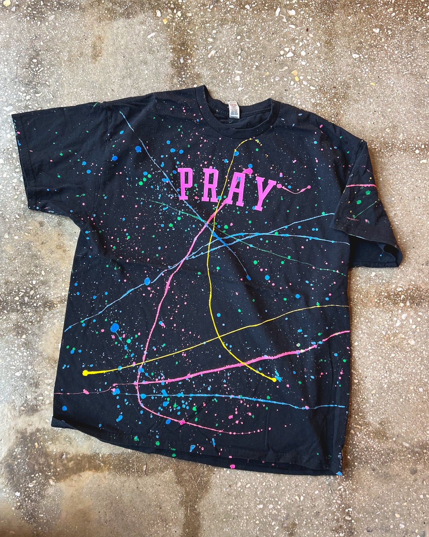 Pray (Splatter) Adult Box T-Shirt