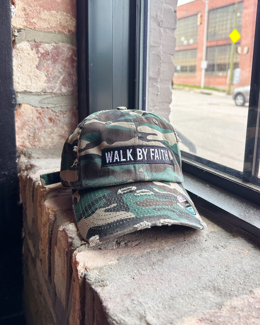 (Special) Walk By Faith Hat (Distressed)