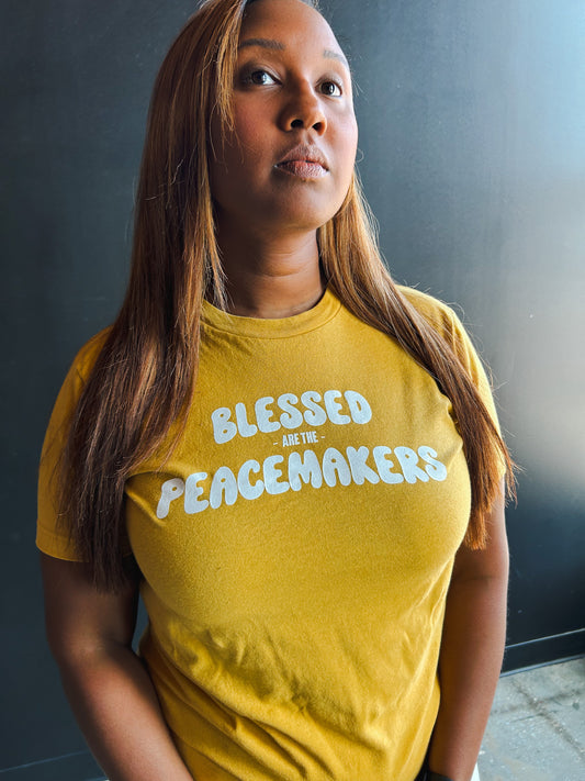 Blessed Are The Peacemakers Adult Box T-Shirt