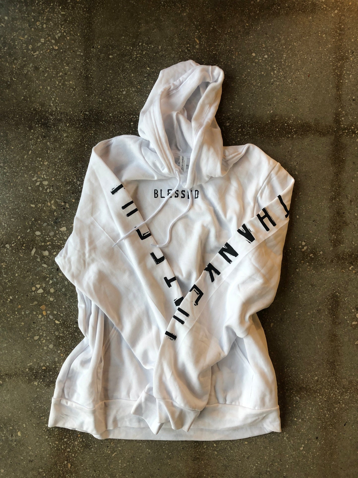 (CLEARANCE) Grateful, Thankful, Blessed Adult Hoodie