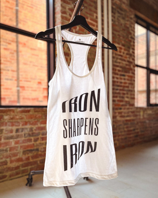 Iron Sharpens Iron Racerback Tank