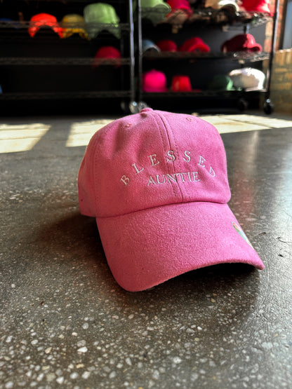 Blessed Auntie Hat (Suede)
