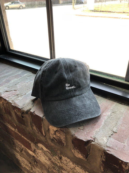 (CLEARANCE) Be Great (Black Washed) Hat