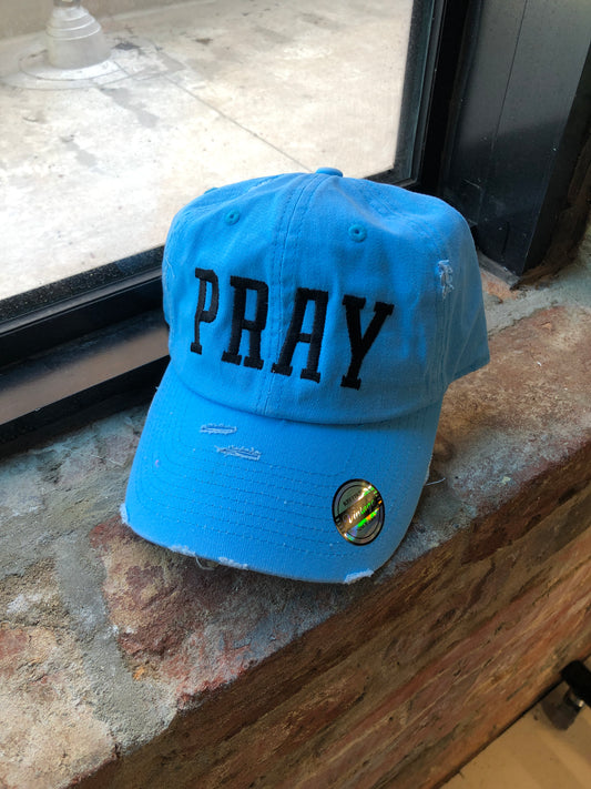 (CLEARANCE) PRAY Hat (Distressed)