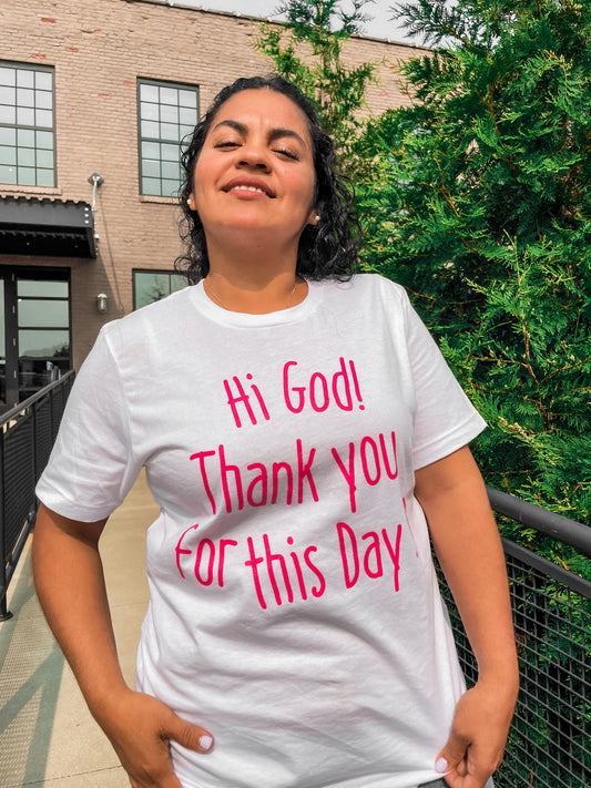 Hi God Adult Box T-Shirt