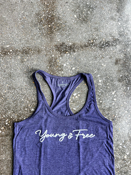 Young & Free Women's Racerback Tank