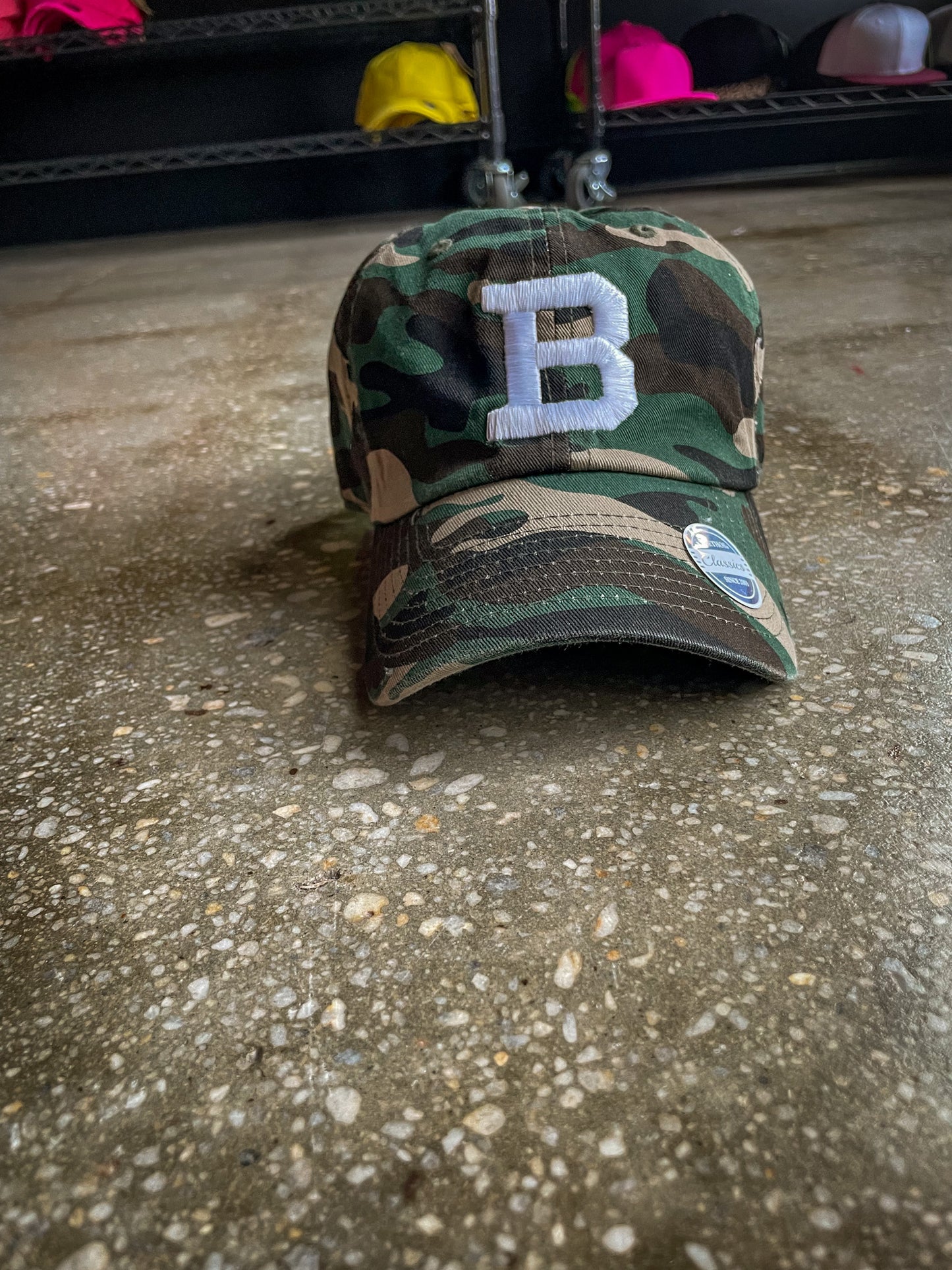 "B" Logo Adult Hat (Non-Distressed)