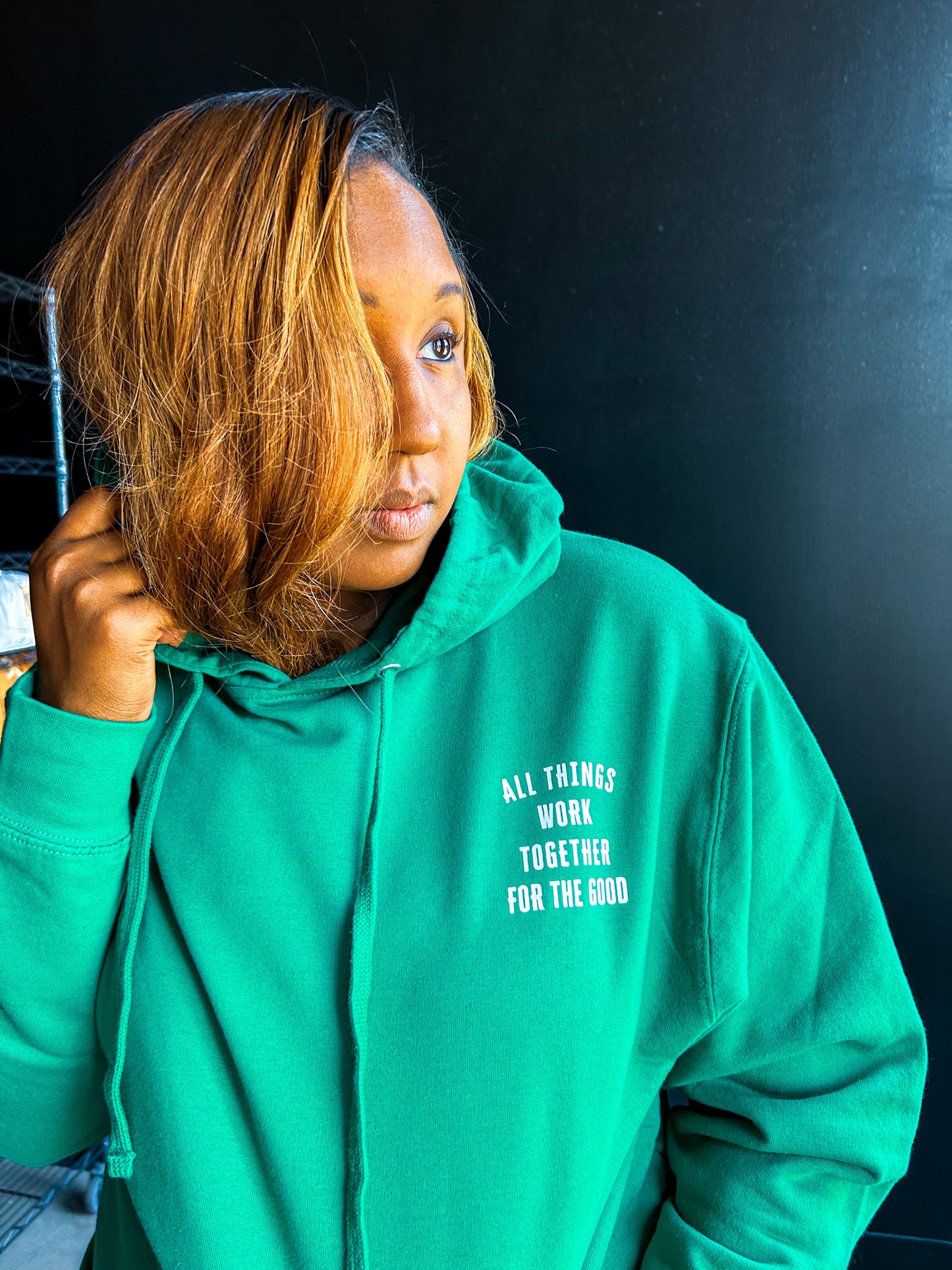 All Things Work Together Adult Box Hoodie