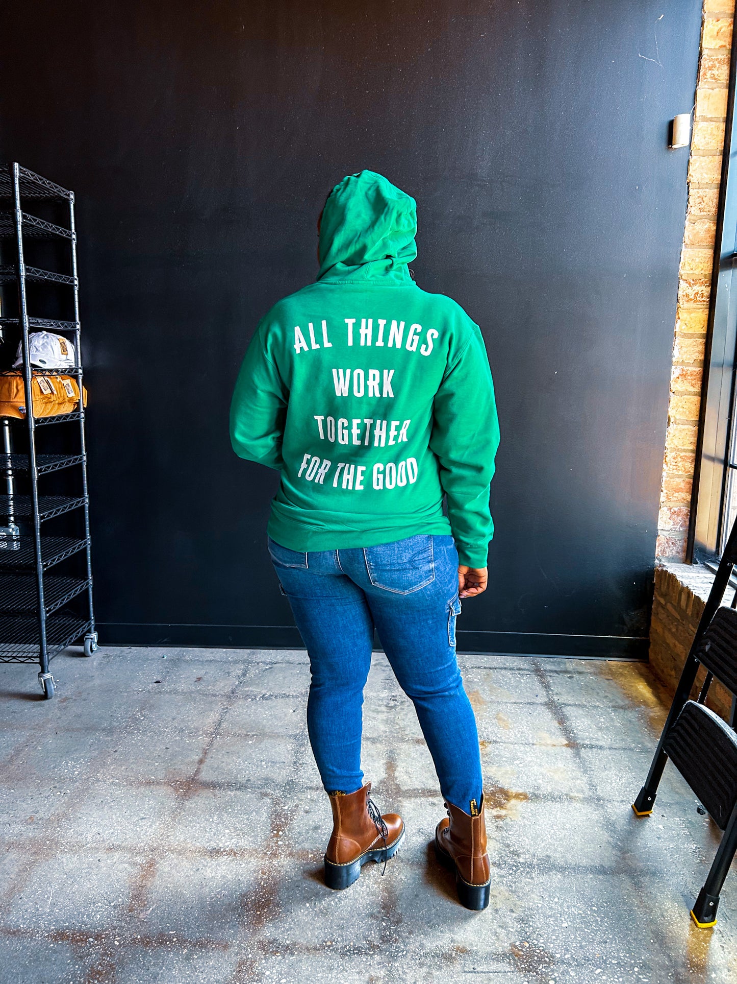 All Things Work Together Adult Box Hoodie