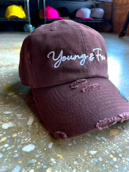 Young & Free Adult Hat (Distressed)