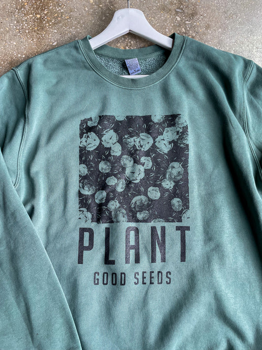 Plant Good Seeds Adult Drop Shoulder Sweatshirt