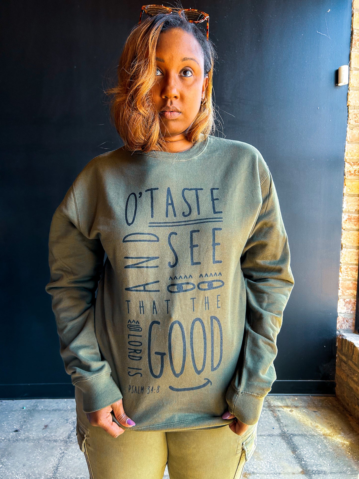 Taste & See Adult Box Sweatshirt