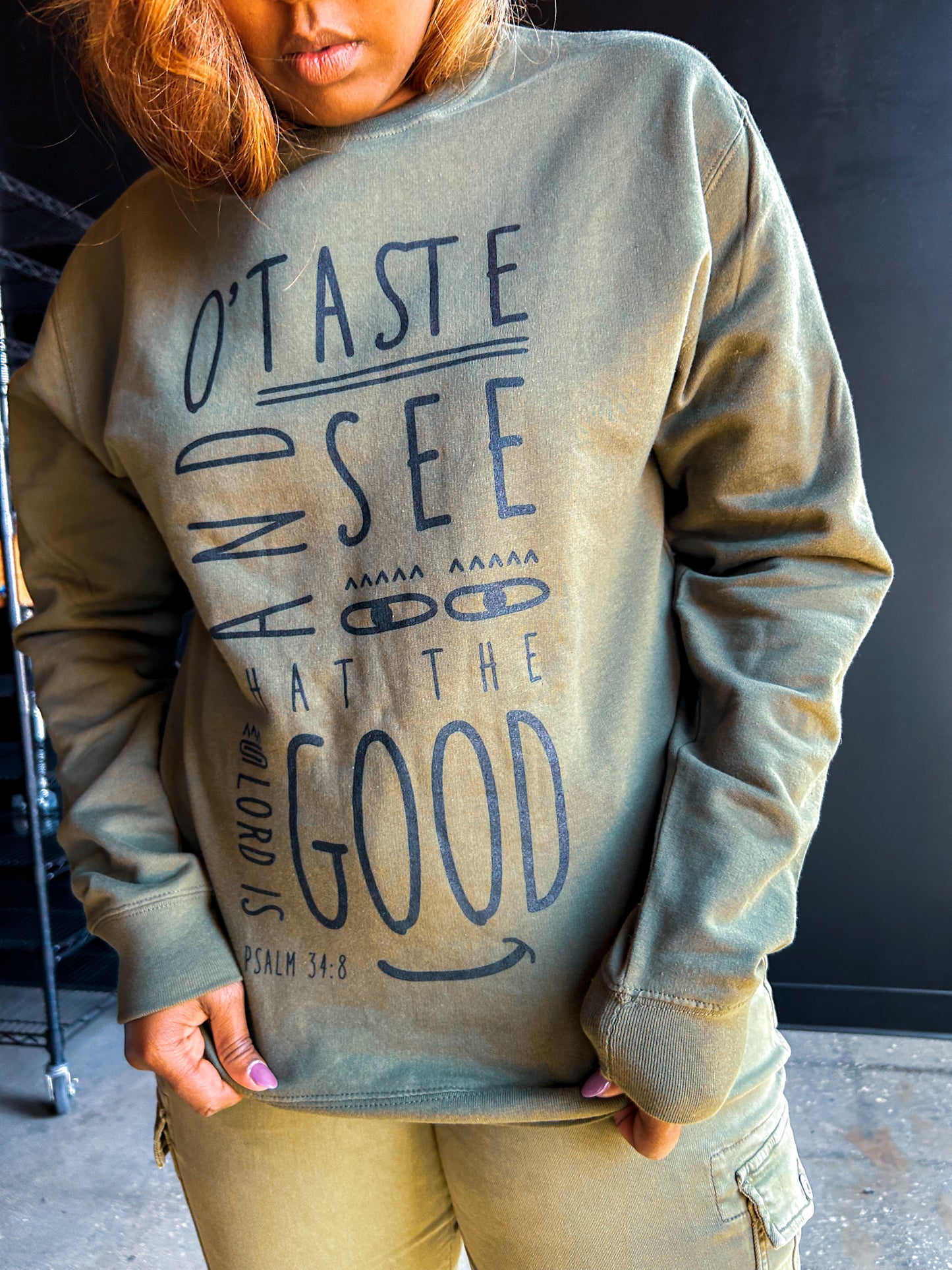 Taste & See Adult Box Sweatshirt