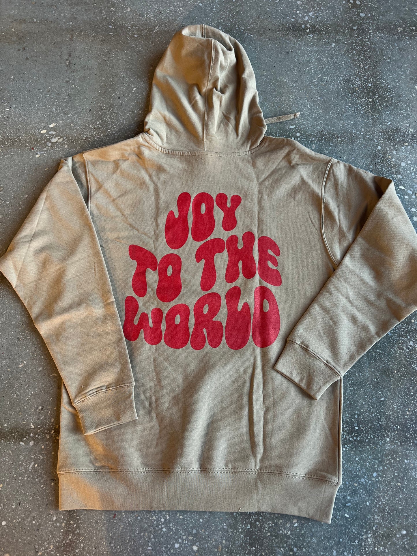 (CLEARANCE) Joy to the World Adult Box Hoodie