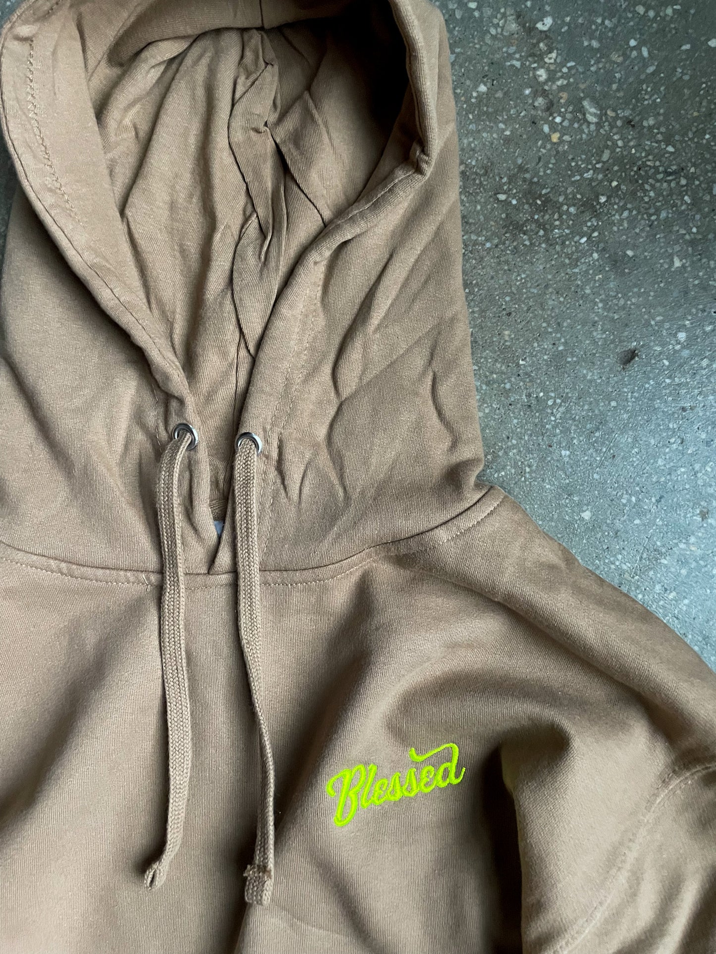 Blessed Embroidered Adult Box Hoodie