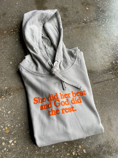 God Did the Rest Adult Box Hoodie